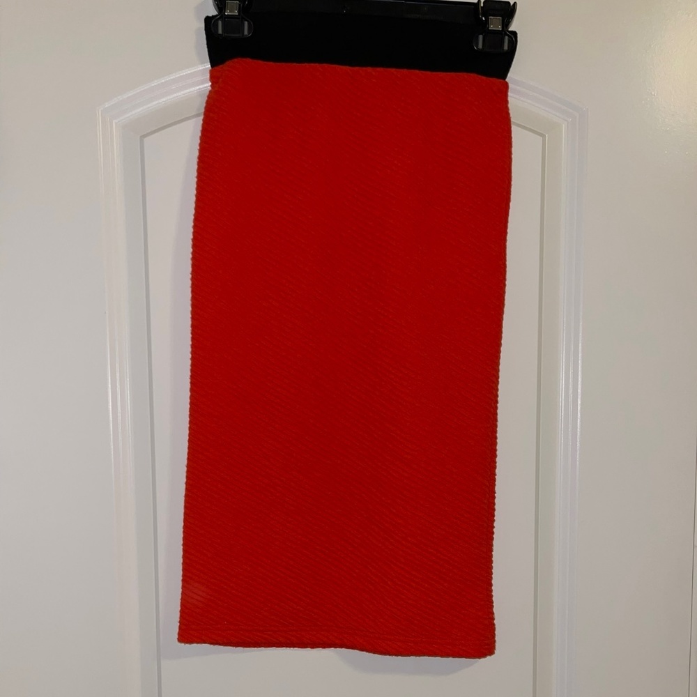 Orange skirt